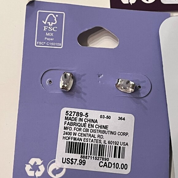 Claire’s & Luxe by Claire’s Stud Earrings – Hamburgers, Lollipops & Dogs! (k/x) - Picture 9 of 10